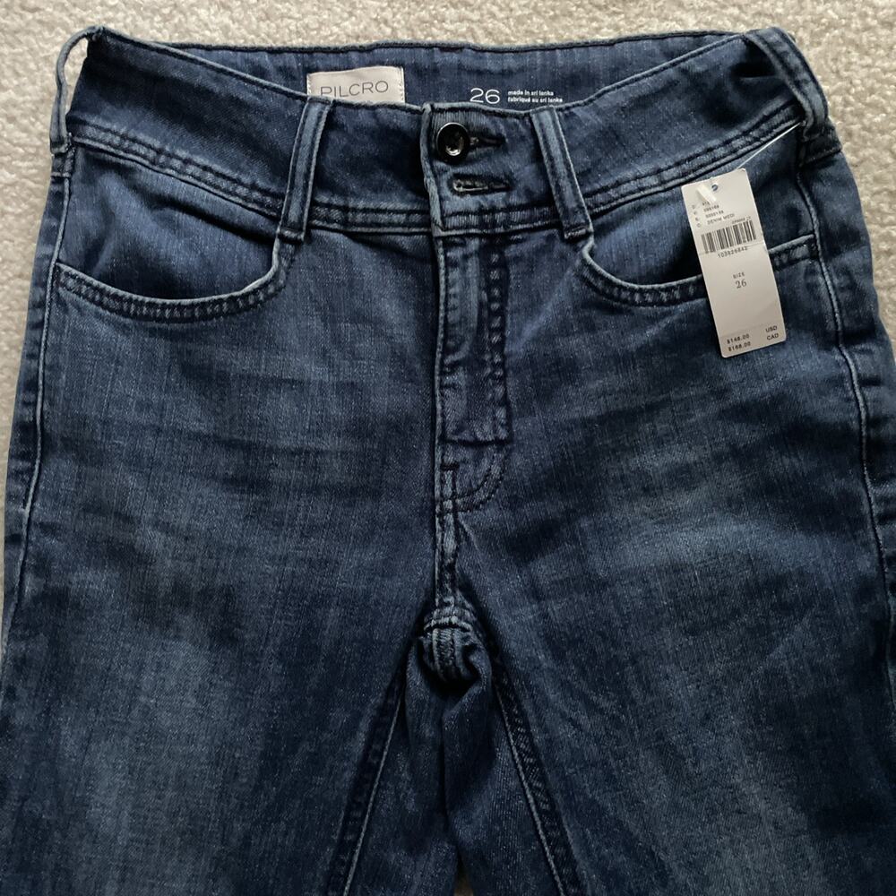 Anthropologie Pilcro Flare Blue Jeans Womens Size 26 NWT